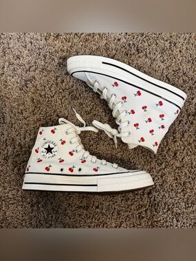 NWOT Cherry Converse Chuck Taylor All Star 70 High Top